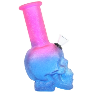Bongo szklane mini SKULL H 15 cm