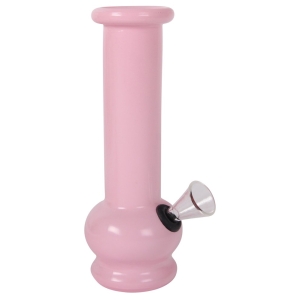 Bongo szklane Pastel Pink H 15 cm