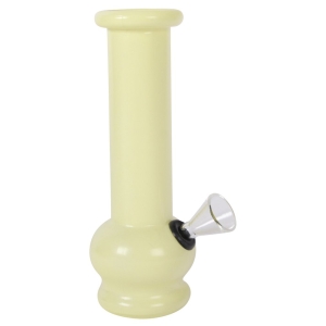 Bongo szklane Pastel yellow H 15 cm