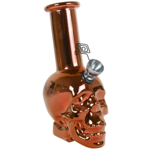 Bongo szklane mini SKULL H 15 cm