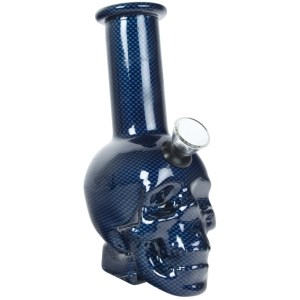 Bongo szklane mini SKULL H 14,5 cm