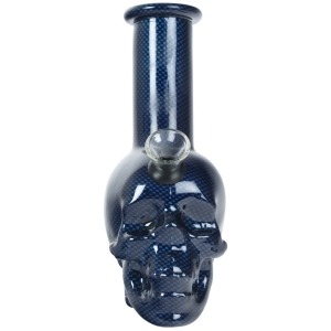 Bongo szklane mini SKULL H 14,5 cm