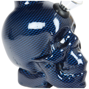 Bongo szklane mini SKULL H 14,5 cm