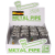 Fajka metalowa blister  L  80 mm