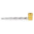 Fajka aluminiowa blister +  sitka L 11 cm