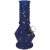 Bongo szklane mini  Sprinked Dark blue H 15 cm