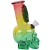 Bongo szklane mini  LEAF  Rainbow H 15 cm