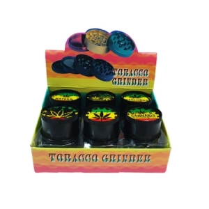Młynek grinder akrylowy Rasta  fi 60mm/ 4 part