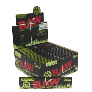 Bibułka RAW Black KS SLIM organic