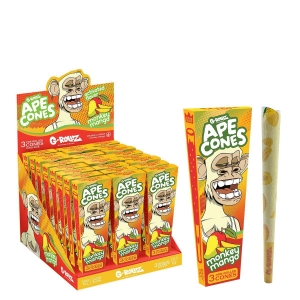 G-Rollz Cones Monkey  Mango 3 pcs Cones