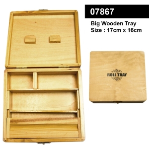 Drewniany BOX do rolowania 17x16 cm