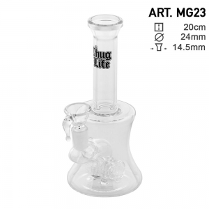 Bongo szklane H 19 cm szlif 14,5 mm Φ 22 mm