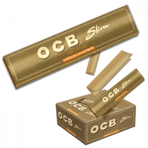 Bibułki OCB Slim Virgin Brown