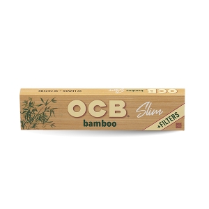 Bibułka OCB Slim + Filter Tips Bambusowa