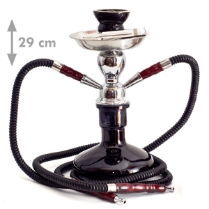 Fajka wodna, Shisha Muna H 29 cm Black