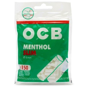 Filtry slim menthol OCB 6 mm