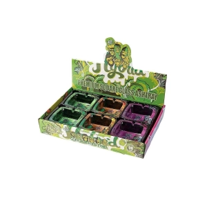 Popielniczka szklana 9x9 cm