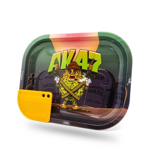 Tacka do rolowania AK 47 14*18 cm + karta grinder