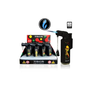 Zapalniczka palnikowa JET RASTA Motyw  H 10 cm