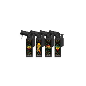 Zapalniczka palnikowa JET RASTA Motyw  H 10 cm