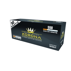 Gilzy papierosowe king size Korona 550