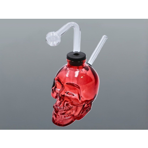 Bongo  szklane do olejku Skull  H 16