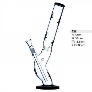 Bongo szklane H 42 cm szlif 18,80mm Φ 50 mm ICE