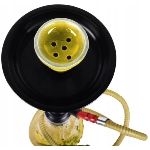 Fajka wodna szisza fajka shisha BIG MIKE - Yellow H 55 cm/2x wąż