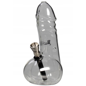 Bongo szklane do palenia Penis szklany wys. 17 cm