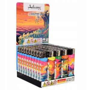 Zapalniczka Piezzo Colorfull z zaworekiem i regulcją