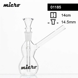 Bongo szklane fajka wodna mini do palenia suszu cbd wys 14 cm szlif 14,5 mm